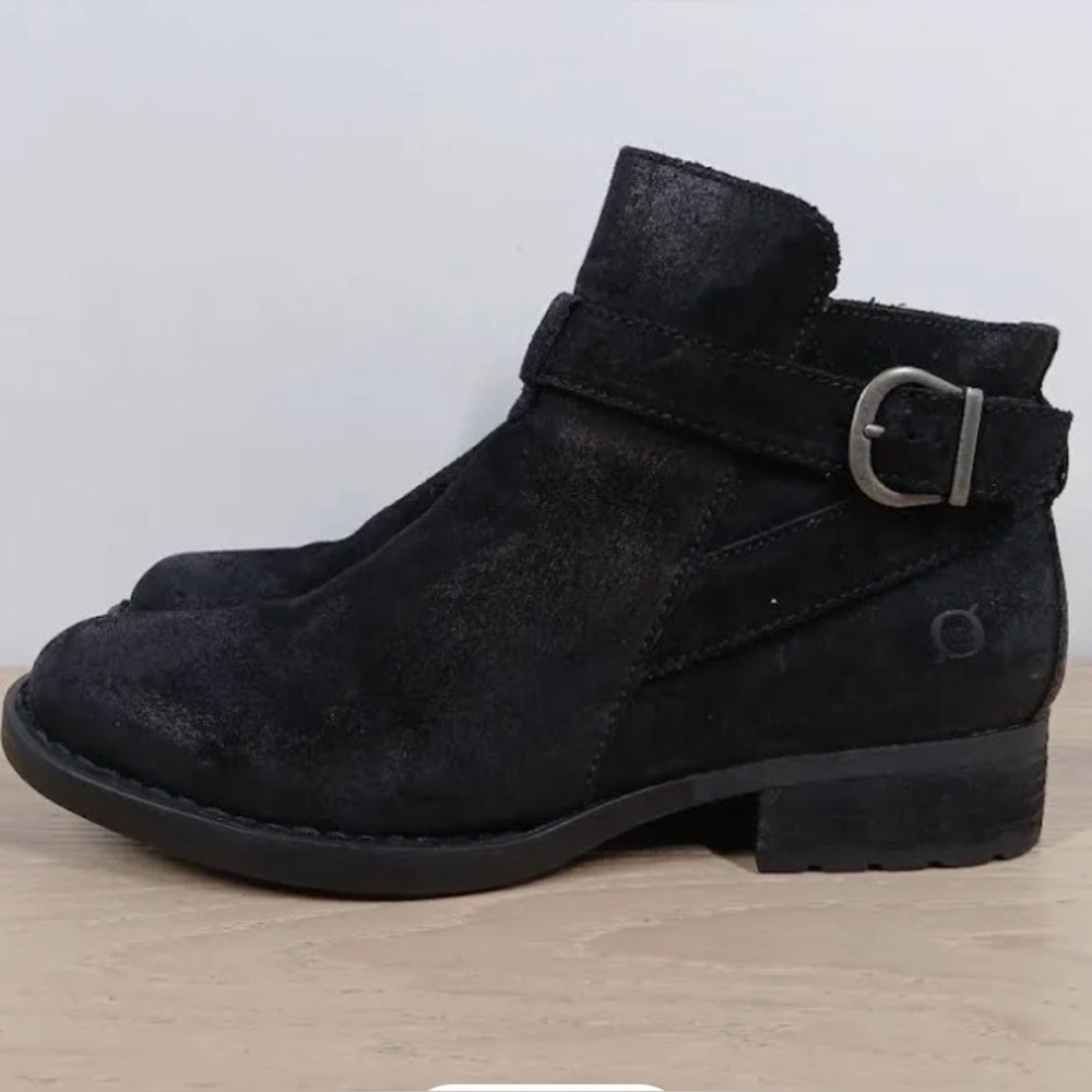 Born Jorgette boho  oiled suede booties 7